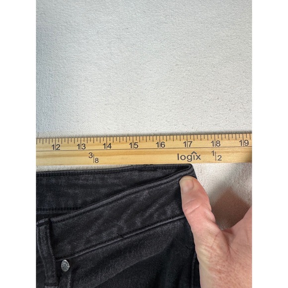 1822 Denim Skinny Jeans Womens 14 Black Ankle Length Stretch Denim - Picture 7 of 10